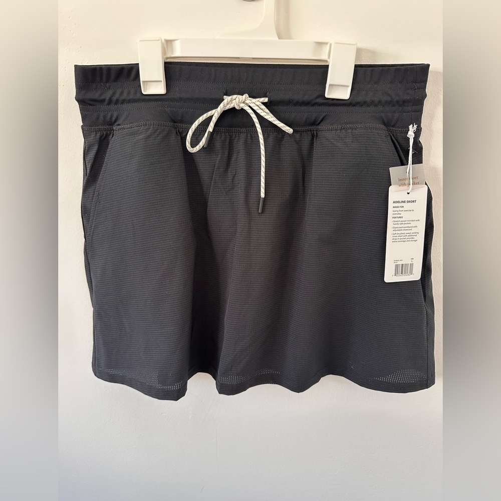 NWT Balance Collection Women’s Black Adeline Skort - L